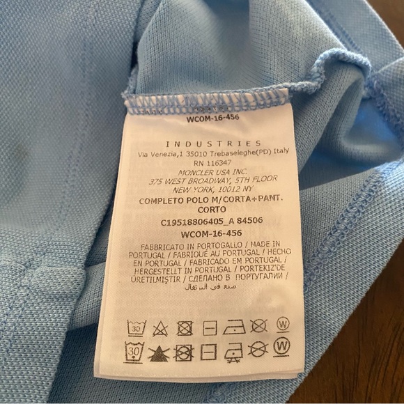 MONCLER Baby Boy Pique Polo Shirt - Picture 5 of 9